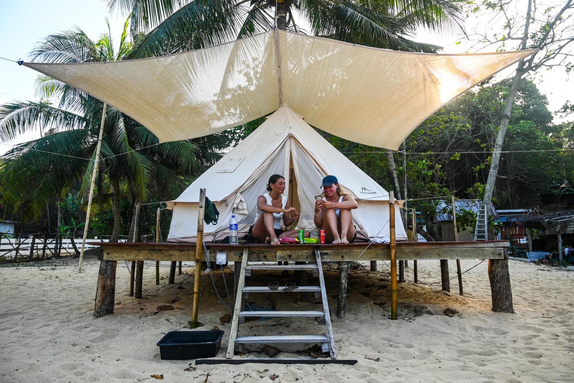 Long Beach Camp Pulau Perhentian Kecil Ngoại thất bức ảnh